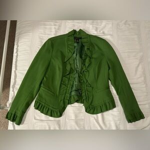 INC International Concepts Green Blazer - Women’s Size Petite Small